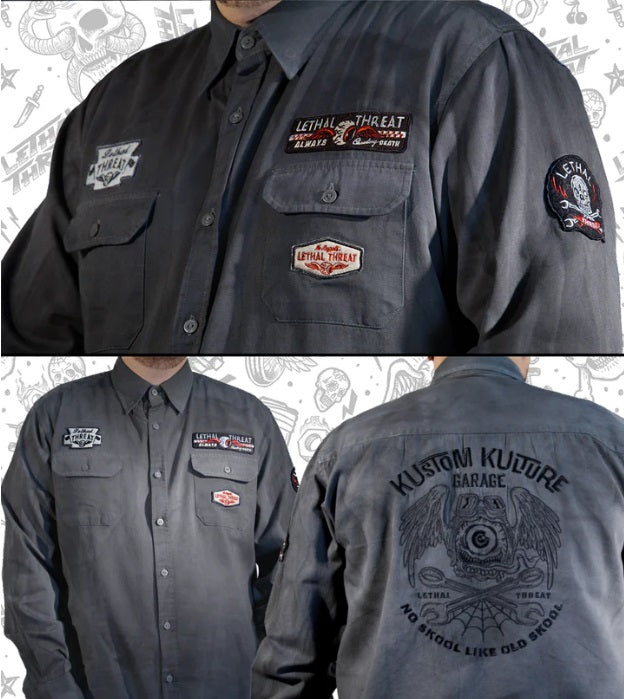 EYE FOR AN EYE LONGSLEEVE WORK SHIRT