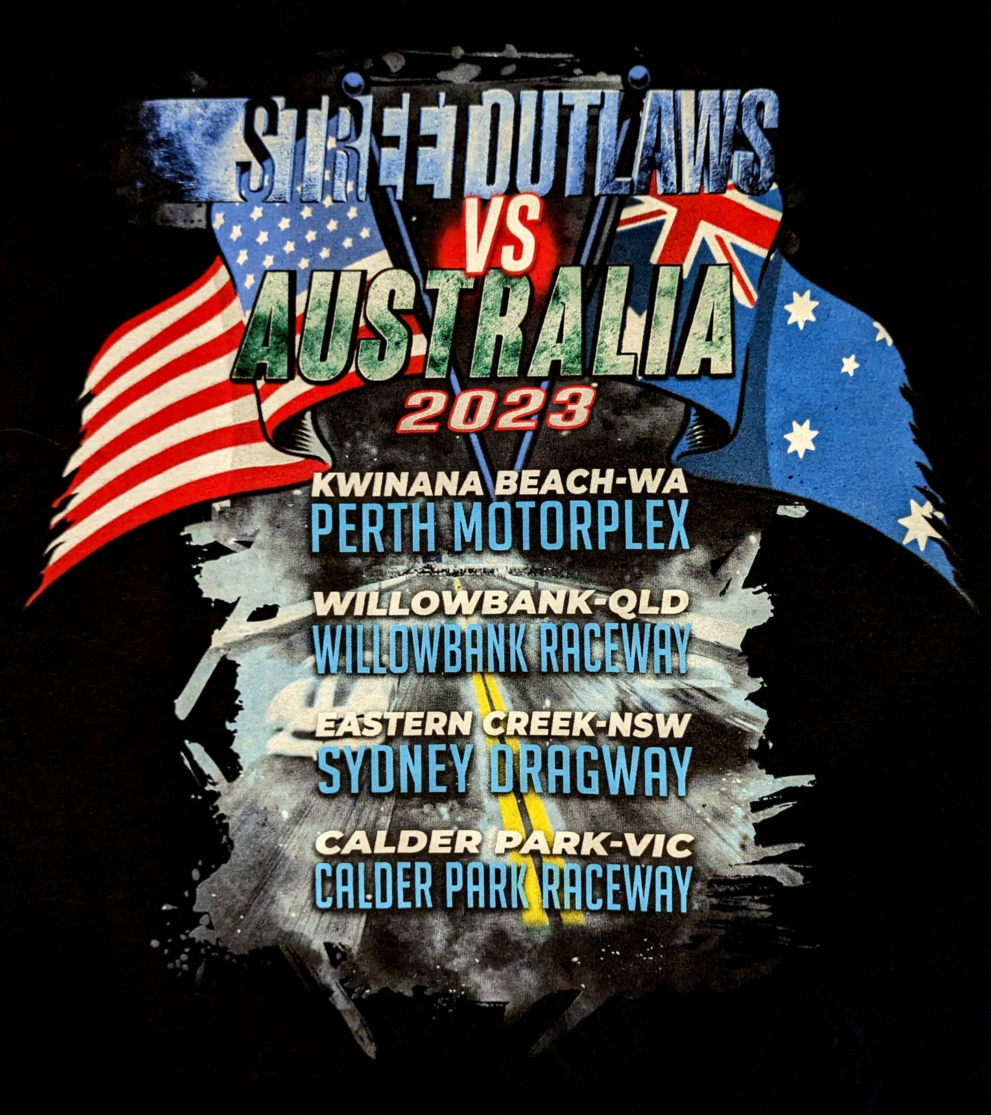 USA VS AUSTRALIA TOUR TEE