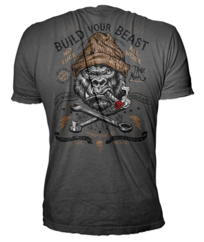 BUILD YOUR BEAST GORILLA TEE