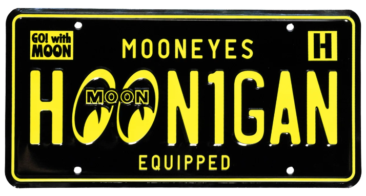 EQUIPPED LICENSE PLATE