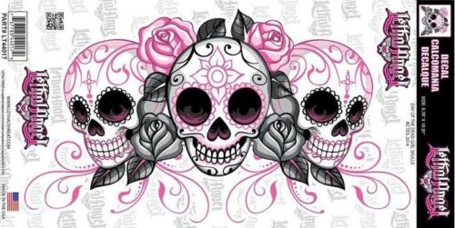 GLITTER SKULLS STICKER