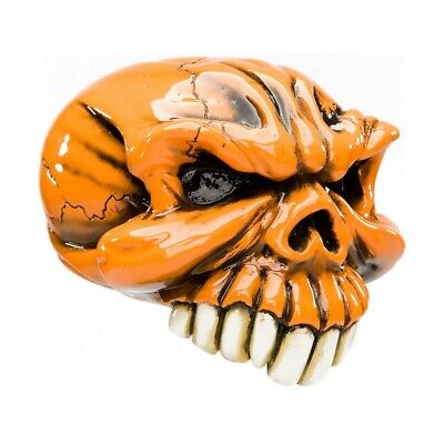 ORANGE OMBRE SKULL GEAR KNOB