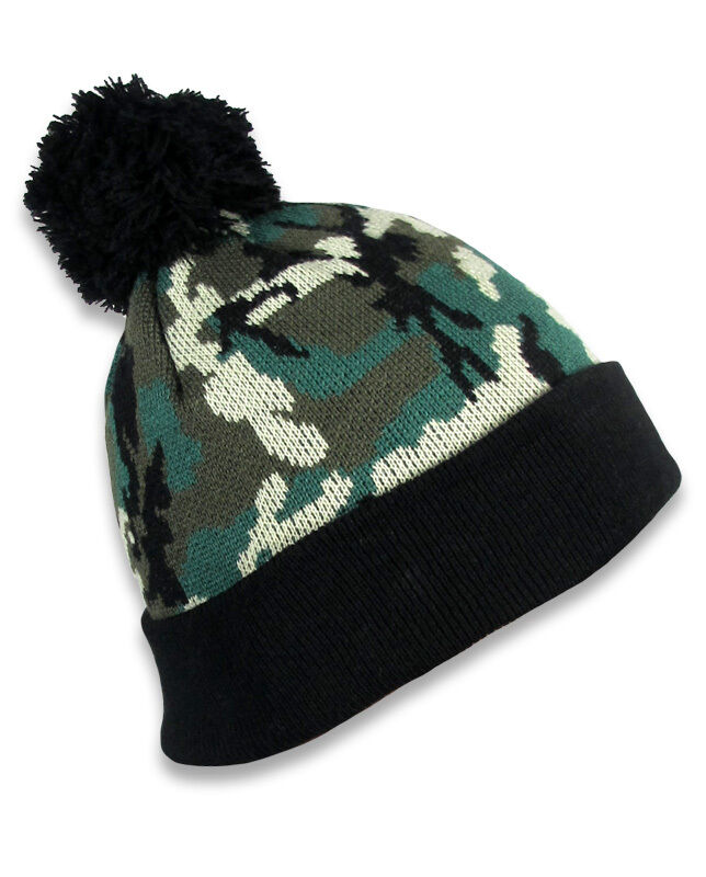 KIDS CAMO BEANIE