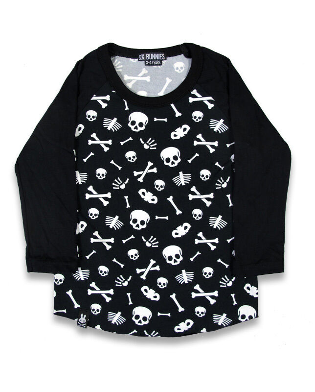 KIDS SKULLS LONGSLEEVE TEE