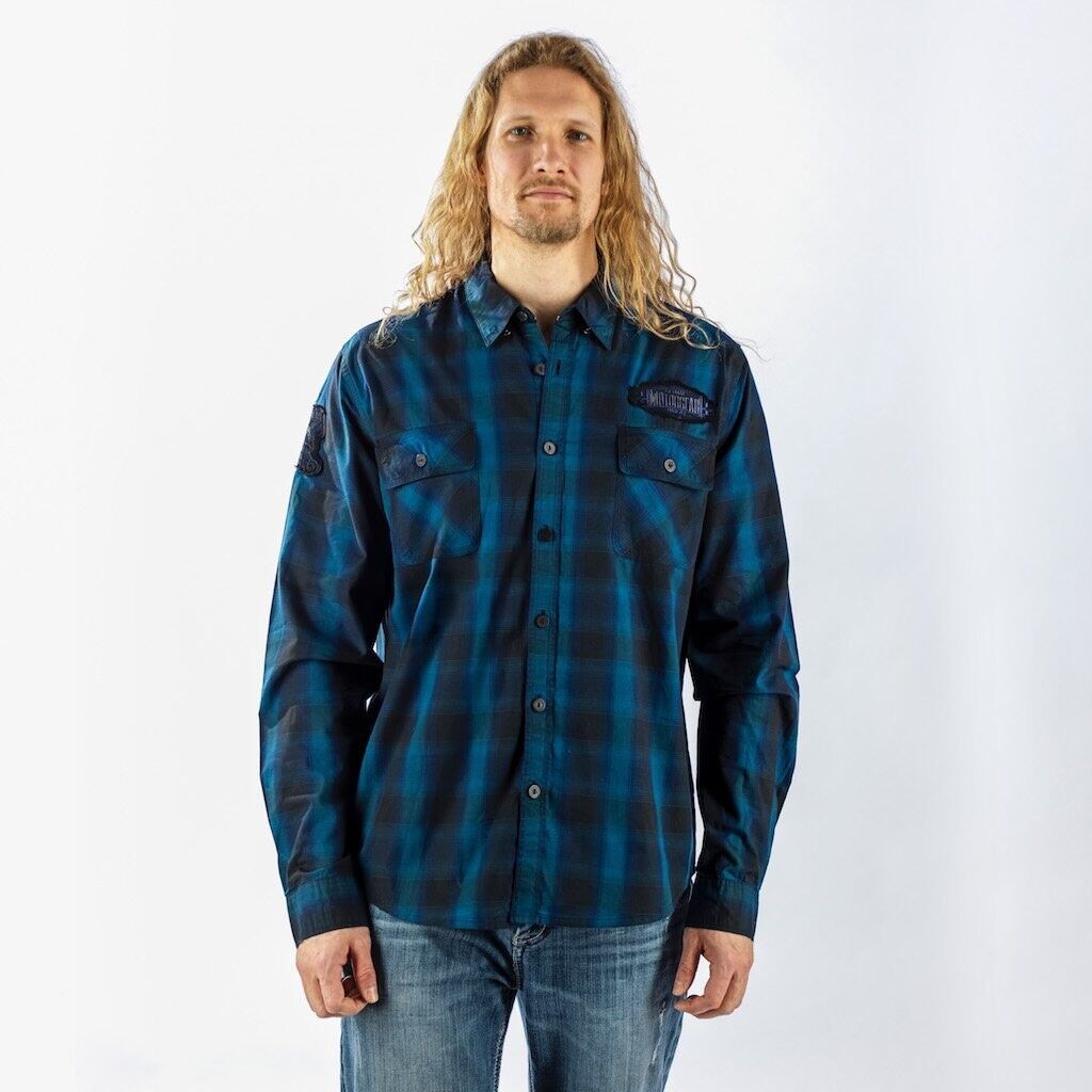 BLUE CHECKED SHIRT