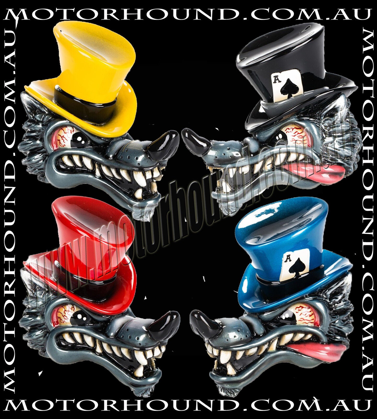 YELLOW WOLF GEAR KNOB