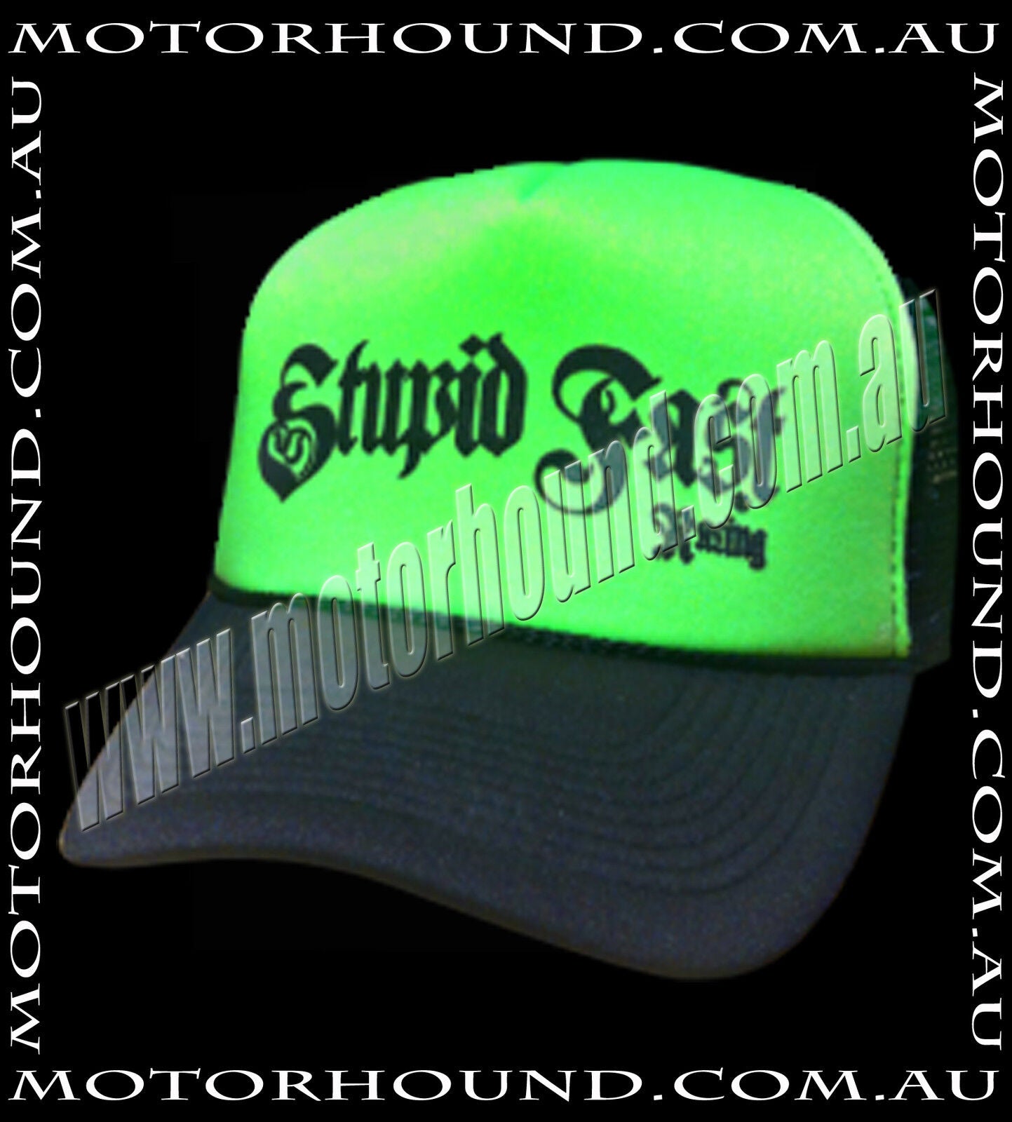 FLURO GREEN TRUCKER HAT