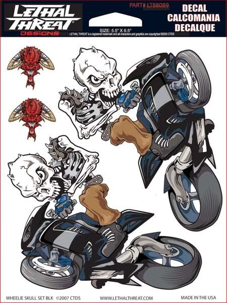 STUNT BIKE STICKER