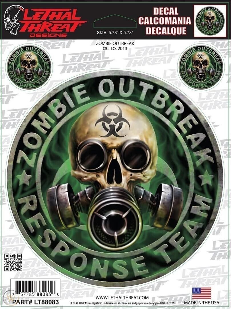 ZOMBIE OUTBREAK STICKER