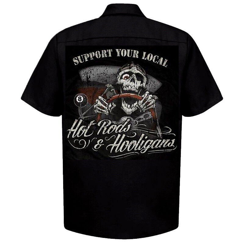 SUPPORT HOOLIGANS WORK SHIRT