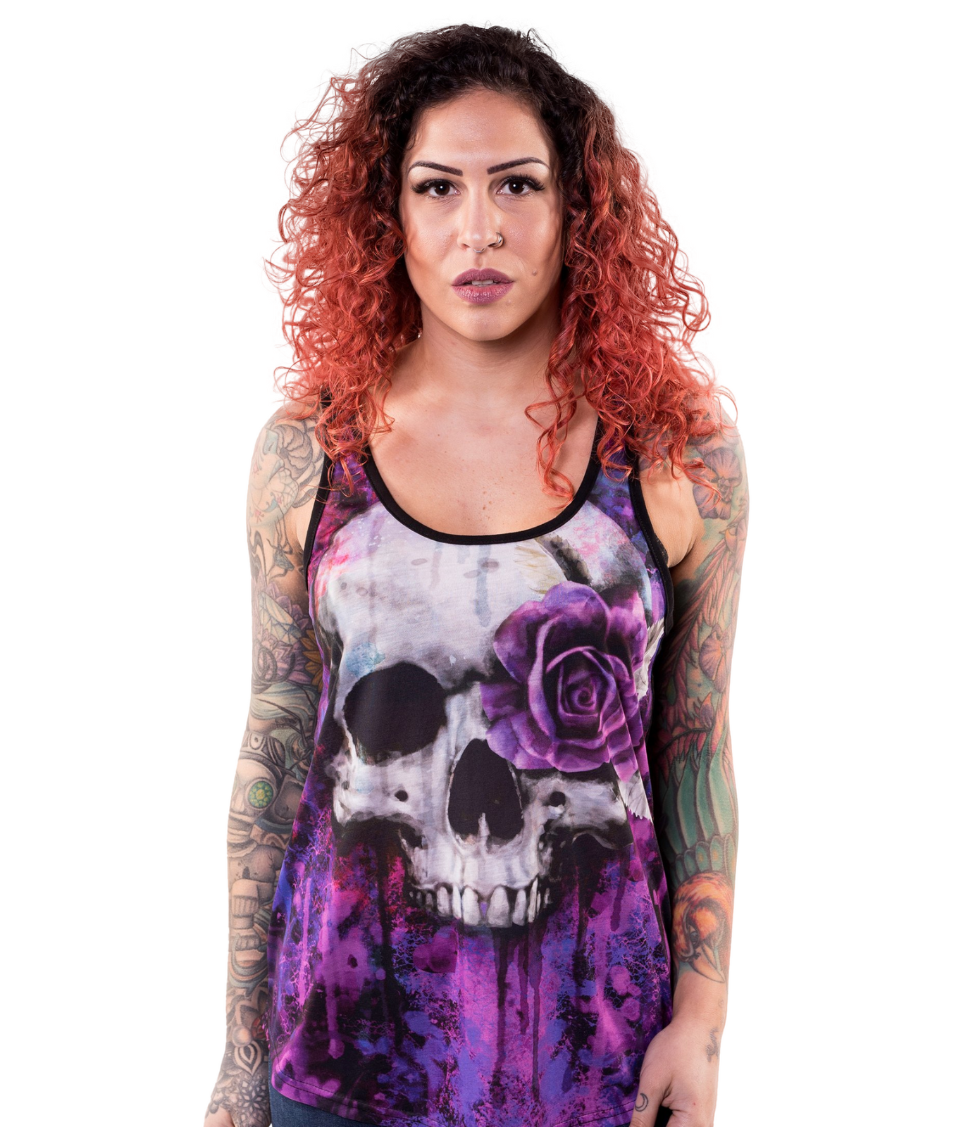 PAINTED SKULL TOP