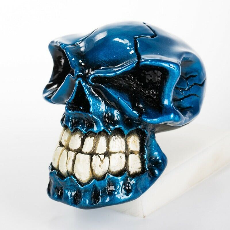 BLUE LENNY SKULL GEAR KNOB