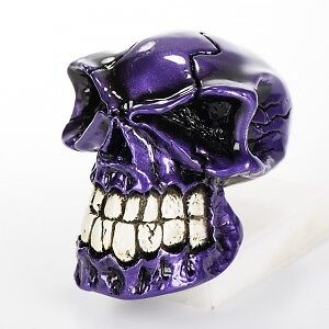 PURPLE LENNY SKULL GEAR KNOB