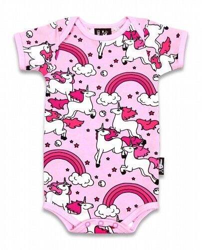 PINK UNICORNS ROMPER