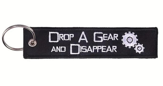 DROP A GEAR DISAPPEAR KEYRING