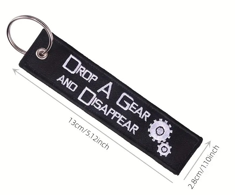 DROP A GEAR DISAPPEAR KEYRING