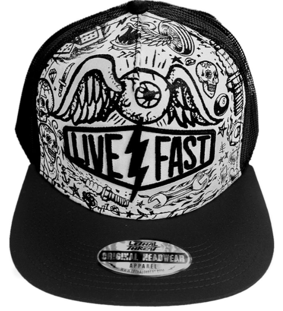 LIVE FAST HAT