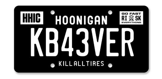 KB43VER LICENSE PLATE