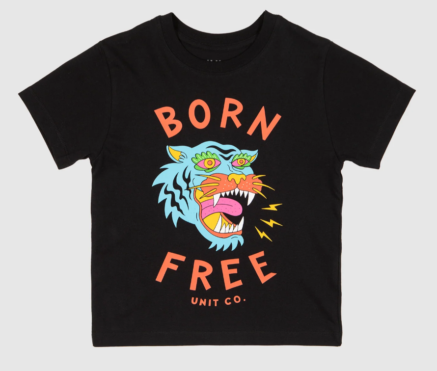 BORN FREE KIDS TEE