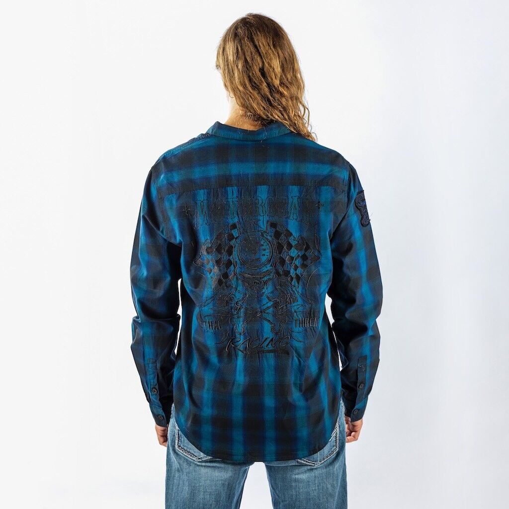 BLUE CHECKED SHIRT