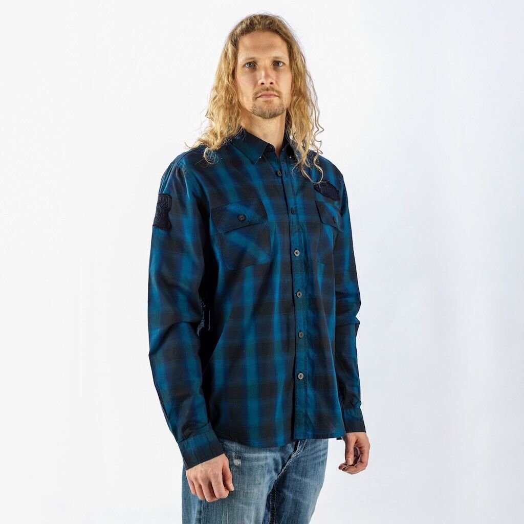 BLUE CHECKED SHIRT