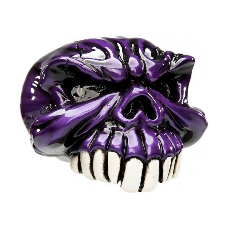 PURPLE OMBRE SKULL GEAR KNOB