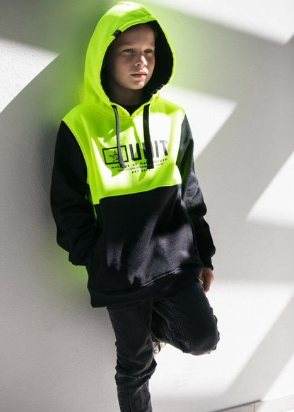 KIDS FLURO HOODIE