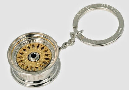 GOLD RIM KEYRING